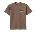 Willie G Winged Wheel Tee – Dark Grey
