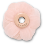 Pink Chiffon Grommet Jibbitz - Multi Osfa
