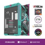 Asus Pcbuilder Ryzen 7 9800X3D X Miku Windows 11 Gaming PC