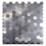 Mosaic Stick On Honeycomb Small Rose Gold
