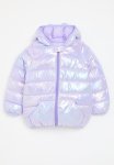 PoP Candy Mettalic Hooded Puffer Jacket-lilac