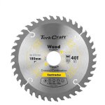 Tork Craft Saw Blade Tct 180X40T 30 20 16MM Contractor