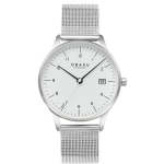 Womens Chia Lille Stainless Steel Mesh Watch In Sliver white Dial - Sliver white Dial