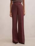 Marissa Petite Wide Leg Pants - 16 Plum Wine