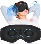 Lc-dolida Sleep Mask With Bluetooth Headphones Bluetooth Sleep Mask Sleep Headphones 3D Eye Mask For Sleeping Mask Music Sleepin
