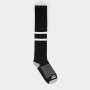 Junior Non-slip Black/white Football Socks