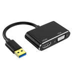 USB 3.0 To HDMI Vga Dual Output Adapter