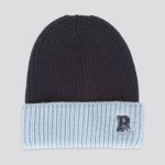 Boys Blue Ribbed Beanie - 54CM Ink
