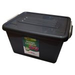 Nu-ware Storage Box Lock Lid & Wheels 15L