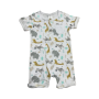 6-12M White Animal Romper - Clicks
