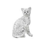 Figure Cat Single-line Design White 29CM
