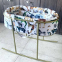 Delicious Monsters Carry Cot - Animal Kingdom Bassinet