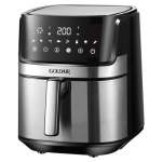 Goldair 6.5L Stainless Steel Digital Air Fryer - Black And Silver GAF-6501