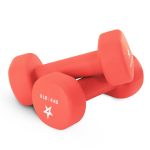 Neoprene Coated Dumbbell Hand Weight Sets Of 2 - Multiple Weight Options With 15 Colors Anti-roll Anti-slip Hexagon Shape