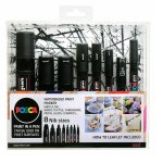 Uni Posca Pc-mix Nib Marker Black SET8