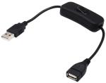 MicroWorld USB Cable Ext With Switch