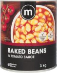 M Baked In Tomato Sauce Beans