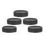 5 Pieces M42 Rear Lens Caps Black
