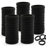 20 50 100 200PCS Balck Hair Ties Hair Accessories For Girls