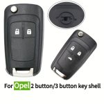 2 3 Buttons Flip Folding Remote Key Case For Opel For Vauxhall For Corsa For Astra For Vectra For Zafira For Omega For HU100 For