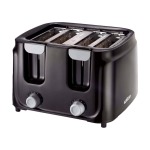 Salton 4 Slice Toaster Black ST4S-00