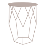 Facet Side Table - Pebble Ferro
