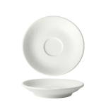 Nova Rain White Espresso Saucer 12CM