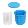 Ice Cube Maker Genie Ice Bucket - Blue