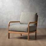 Vrede Fabric Armchair - Oak