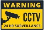 Warning Board For Cctv
