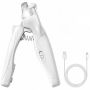 LED Pet Nail Clippers With USB Charging & Nail Trapper