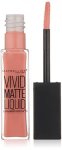 Maybelline New York Color Sensational Vivid Matte Liquid Lipstick Nude Flush 0.26 Fl. Oz.