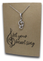 Music Note Pendant & Chain - Card 170