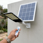 150W Solar Street Light With Pole And Remote