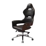 Modern Luxury Pu Leather Gaming & Office Chair Black
