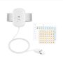 Tenqiu Bed Wetting Alarm For Kids USB Rechargeable Pee Alarms With Loud Sound & Strong Vibration Potty Training For Children White