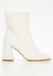 Emily Square Toe Ankle Boot - Off White