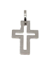 9CT White Gold Small Cutout Cross