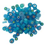 Millefiori Mosaic Glass Aqua Mixed 100G