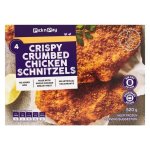 Pnp Frozen Crispy Crumbed Chicken Schnitzels 520G