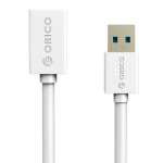 OEM Orico USB3.0-A Male To Female Round Extender 1.5M Cable White
