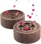 Diffuser Perfume Wooden Essential Oil Diffuser 2 Pcs Small Round