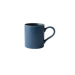 Galateo - Semi-matt Porcelain Blue Mug Set Of 6