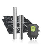 Solar Borehole Pump With 4 Solar Panels