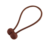 Smte Magnetic 2PC Curtain Tieback Ball Brown With Keychain