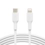 Belkin Usb-c To Lightning Cable Iphone Fast Charging Cable For Iphone 14 13 12 Or Earlier Boost Charge Mfi-certified Iphone Usb-c Cable White 1M