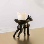 Bruno Bowl candle Holder - Matte Black