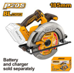 Ingco 20V Circular Saw 185MM Brushless Tool Only CSLI1851