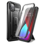 Apple Iphone 12 Pro Max Full Body Rugged Protective Case With Screen Protector Black