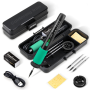 - Cordless Soldering Iron Kit 60W USB Rechargeable 3 Temp Settings